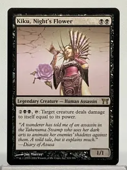 MTG Kiku, Night's Flower - NM Champions of Kamigawa 121/306 - Image 1