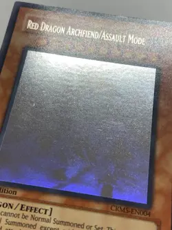 Yugioh Red Dragon Archfiend/Assault Mode CRMS-EN004 Ghost Rare 1st Edition NM - Image 3