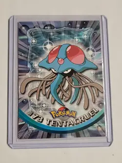 Blue Logo topps Pokemon TV Animation Edition Series 1 #73 Tentacruel Card Mint - Image 1