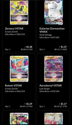 Pokemon TCG Sword & Shield VStar/ Vmax 15 Card Lot - Image 4