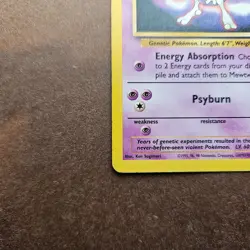 Mewtwo 3 Pokemon Black Star Promo Card - HP - Image 4
