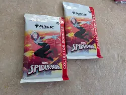 Magic The Gathering- TWO Spider-man Collector Boosters (15 Cards Each) - Image 1