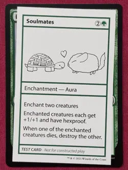 Magic The Gathering MYSTERY BOOSTER MB1 SOULMATES playtest card MTG - Image 1
