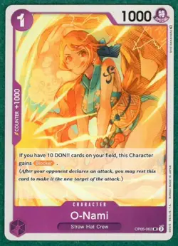 O-Nami - Awakening Of The New Era OP05-062 - One Piece CCG Card - Image 1