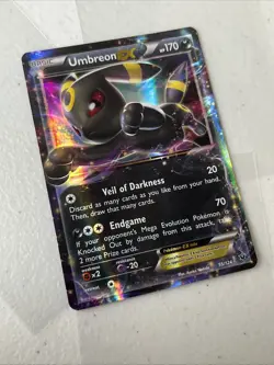 Pokemon TCG Umbreon EX XY Fates Collide Card 55/124 Near Mint Double Rare - Image 2