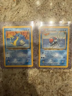 Pokemon TCG Tentacruel Card 10/18 Southern Islands Regular Lapras - Image 1