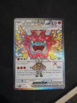 Hearthflame Mask Ogerpon ex 192/167 Full Art Twilight Masquerade Pokemon Card NM - Image 1