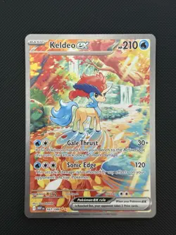 Pokemon TCG Keldeo EX 167/086 White Flare Card NM Condition - Image 1