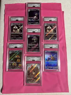 Pokemon TCG - AGS Graded Lot of Gem Mint 10 Full Arts - Japanese - 7 Cards - Image 1