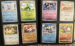 Pokemon TCG Collection Binder - 124 Random Pokemon Card Lot NM- Binder Included - Image 5