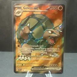 Golem ex 189/165 Sv: Scarlet & Violet 151 Holo Pokemon TCG Card NM - Image 1