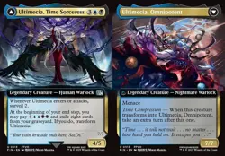 Ultimecia, Time Sorceress // Ultimecia, Omnipotent - Extended Art FIN NM MTG - Image 1
