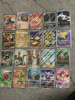 20 Pokemon Card IR full art lot Near Mint Condition - Mega Evolutions Surging Sp - Image 1