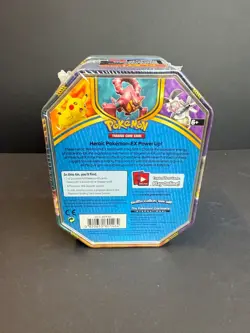 2016 Volcanion Tin Sealed Pokemon Card | 4 x Booster Pack XY-generation assort. - Image 5