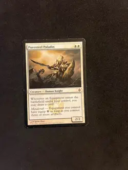 Puresteel Paladin [New Phyrexia] Magic MTG Cards HP - Image 1