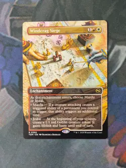 Windcrag Siege - Borderless | 7% Off 2+ | Dragonstorm | NM | MTG - Image 1