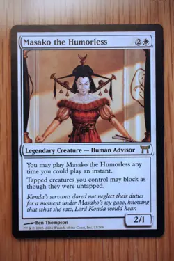 Masako the Humorless / Champions of Kamigawa NM Magic the Gathering English MTG - Image 1
