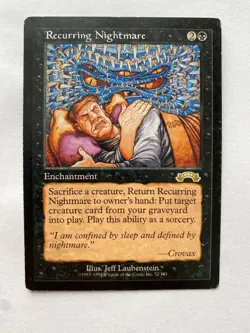 Recurring Nightmare - Exodus - MTG Magic the Gathering - RESERVED LIST!!! - Image 1