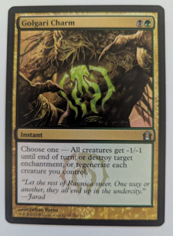 Magic Mtg Return to Ravnica Golgari Charm near mint - Image 1