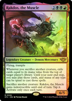 FOIL PROMO PACK - Rakdos, the Muscle #226 (NM) Thunder Junction OTJ Magic MTG - Image 1