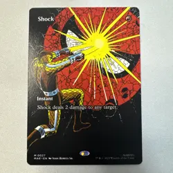 Shock Mythic (Borderless) #M 0027 MTG Marvel's Spider Man - Image 2