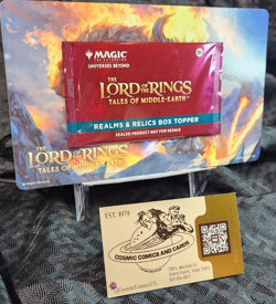 MTG LORD OF THE RINGS TALES OF MIDDLE-EARTH REALMS & RELICS BOX TOPPER PACK - Image 1