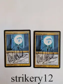 2x Detention Sphere - MTG - Signed by Artist - Image 1