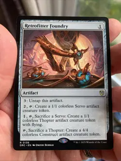 MTG ~ Retrofitter Foundry ~ Aetherdrift Commander ~ Near Mint ~ Rare - Image 1