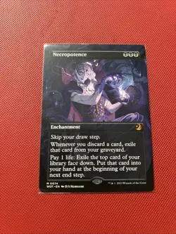 Necropotence (Anime Borderless) Wilds of Eldraine: Enchanting Tales Regular - Image 1
