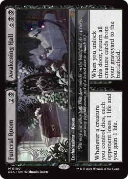 MTG Funeral Room Awakening Hall #100 - Duskmourn DSK Near Mint Magic - Image 1