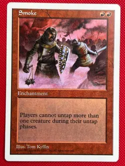 MTG 1X Smoke X1 Core Set 5th Edition Magic - MP/PL - Image 1