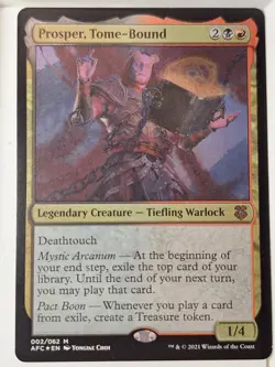 Prosper, Tome-Bound - Foil Thick Stock - Adventures - Magic the Gathering MTG - Image 1