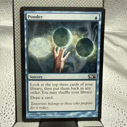Ponder M12 Magic The Gathering Card - Image 1