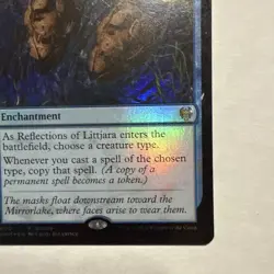 MTG Magic The Gathering Reflections Of Littjara Foil Promo Blue Enchantment - Image 4