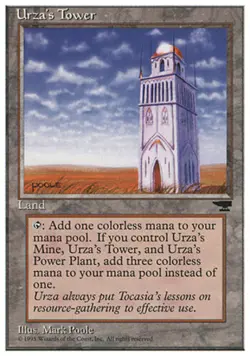 FBB Japanese Urza's Tower (Plains) ~ Moderately Played Chronicles Foreign Black - Image 1