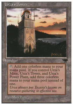 FBB Japanese Urza's Tower (Shore) ~ Moderately Played Chronicles Foreign Ultimat - Image 1