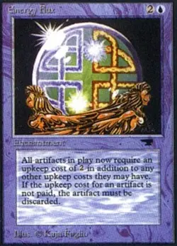 [1x] Energy Flux Damaged, English Antiquities MTG Magic - Image 1