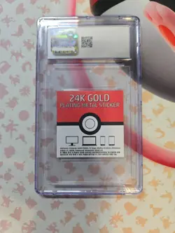 Amazing! Pidgeot 24k Gold Plated Pokemon Candy Sticker CGC 8 - Image 3