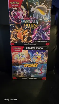 Pokemon TCG: Paldean Fates Booster Bundle SV4.5 And Surging Sparks Next Day Ship - Image 1
