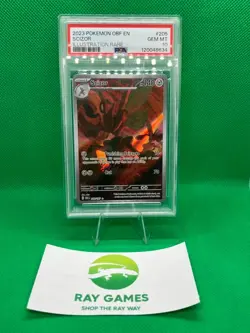 Pokemon Scizor 205/197 Obsidian Flames Illustration Rare PSA 10 Gem Mint - Image 1