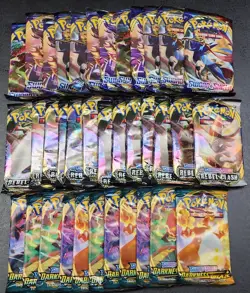 Pokemon Sword Shield BASE Rebel Clash Darkness Ablaze BOOSTER BOX Equivalent 36x - Image 1