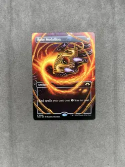 Ruby Medallion (Borderless, Regular, #348, NM) Modern Horizons 3 (MH3), MTG - Image 1