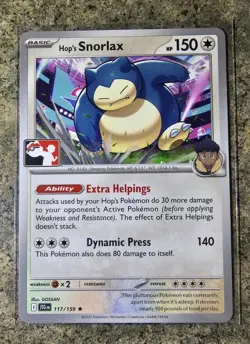 Play! Pokemon Prize Pack Series 7 Journey Together 117/159 Hop's Snorlax - Image 1