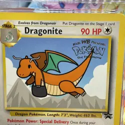 Pokemon TCG Graded CGC 9 Dragonite Black Star Promo 5 WB STAMPED Mewtwo Strikes - Image 4