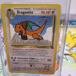 Pokemon TCG Graded CGC 9 Dragonite Black Star Promo 5 WB STAMPED Mewtwo Strikes - Image 3