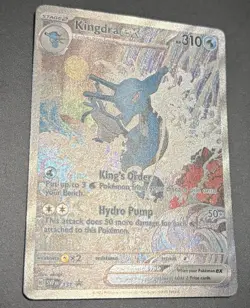 Pokemon Kingdra ex 131 Black Star Promo Holo Full Art Scarlet & Violet 2024 M/NM - Image 2