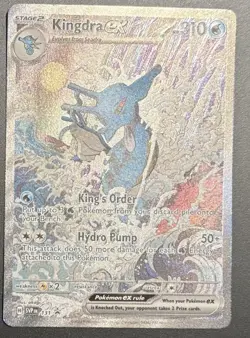 Pokemon Kingdra ex 131 Black Star Promo Holo Full Art Scarlet & Violet 2024 M/NM - Image 3