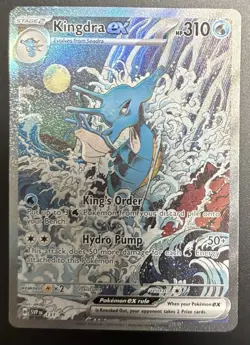 Pokemon Kingdra ex 131 Black Star Promo Holo Full Art Scarlet & Violet 2024 M/NM - Image 4