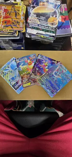 Pokemon Jumbo Oversized Eeveelutions Set of 4 Flareon Vaporeon Jolteon Glaceon - Image 1