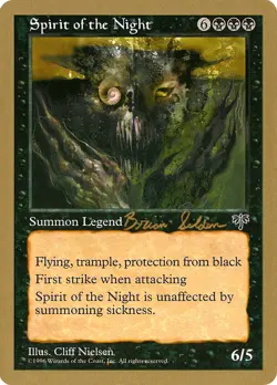 Spirit of the Night - Brian Selden - World Championship - MTG - Image 1